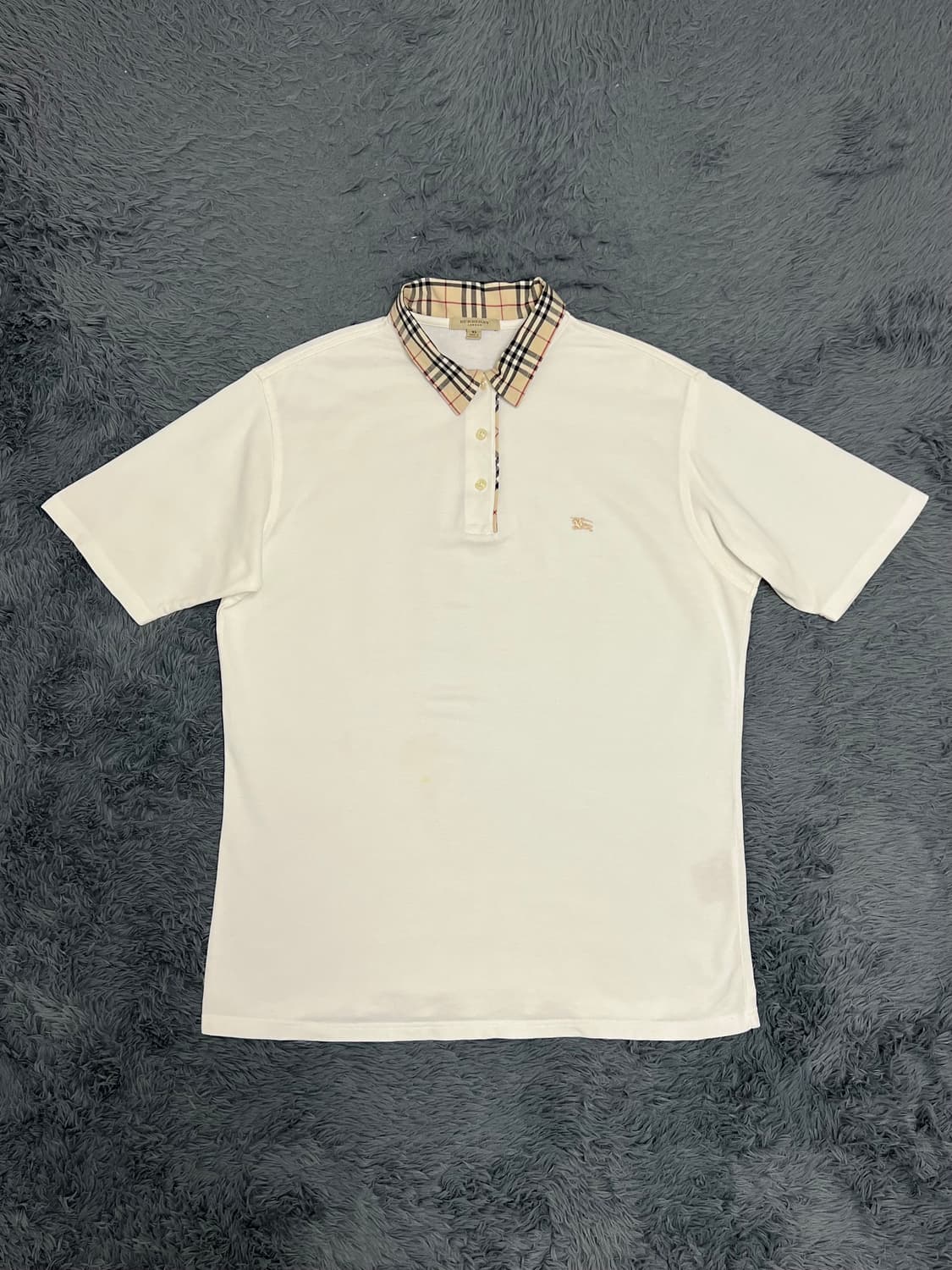 (정품) 버버리 화이트 반팔XL 상품이미지1