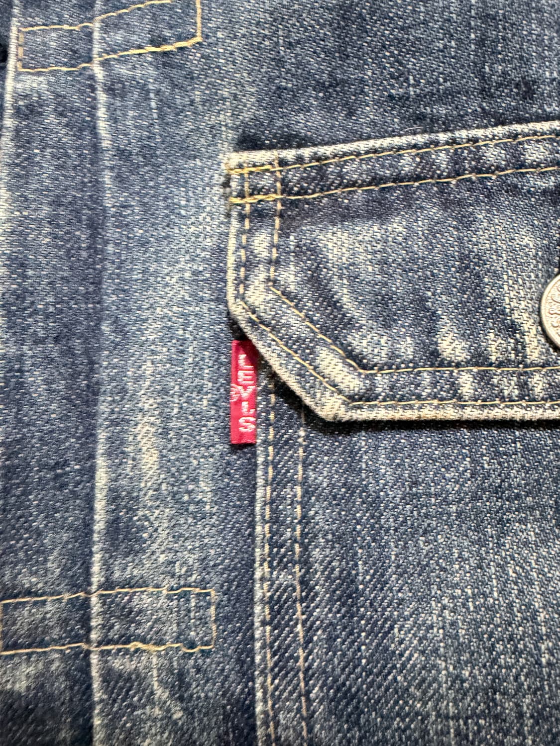 90년대 LVC 1세대 데님자켓 (70502XX) 타입1 상품이미지3