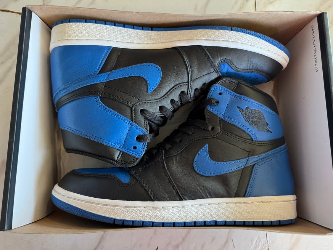 조던1 레트로 하이 로얄(2017) 265 팝니다 상품이미지6