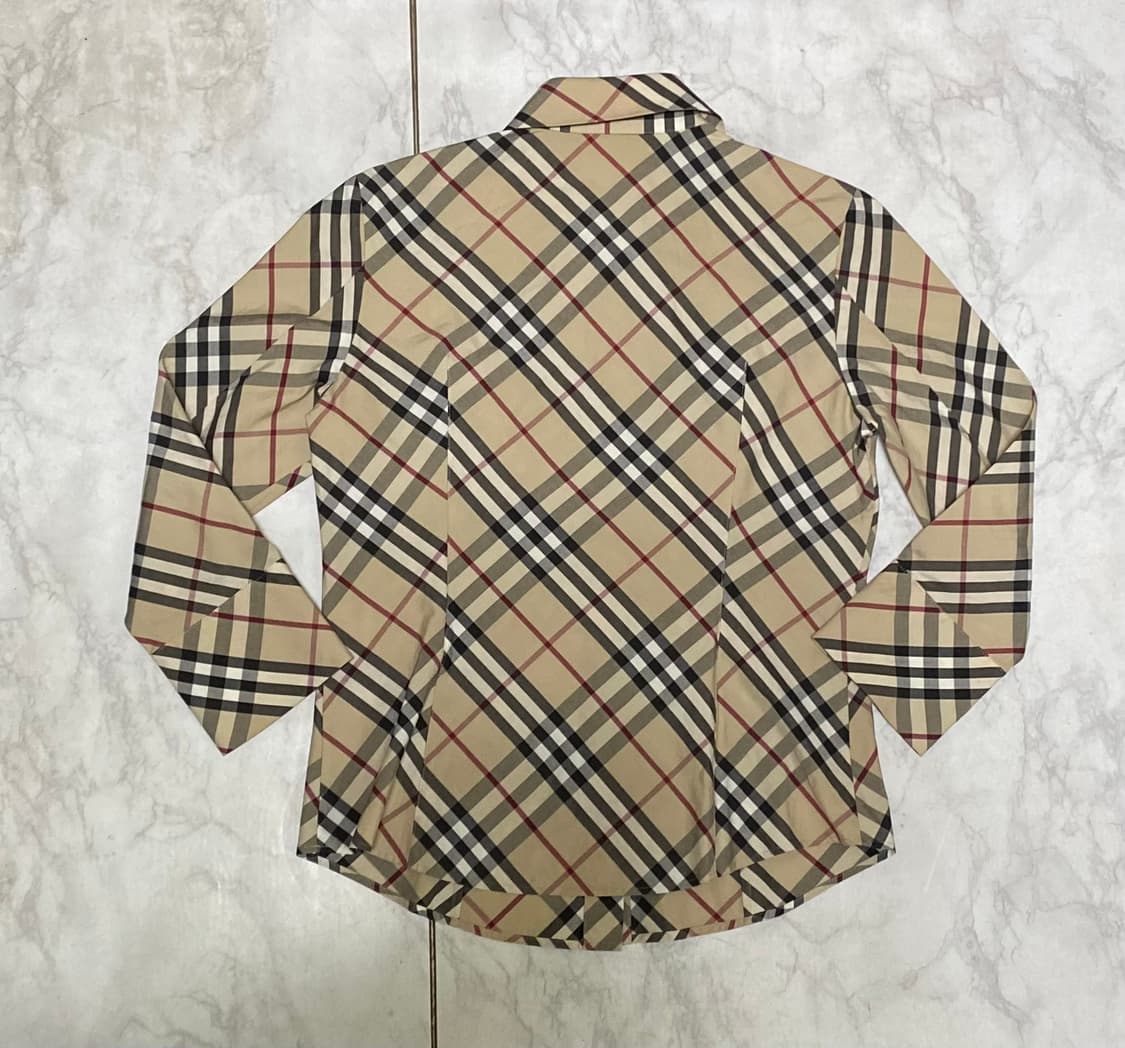 버버리 여성 체크 셔츠 여성 90 사이즈 상품이미지5
