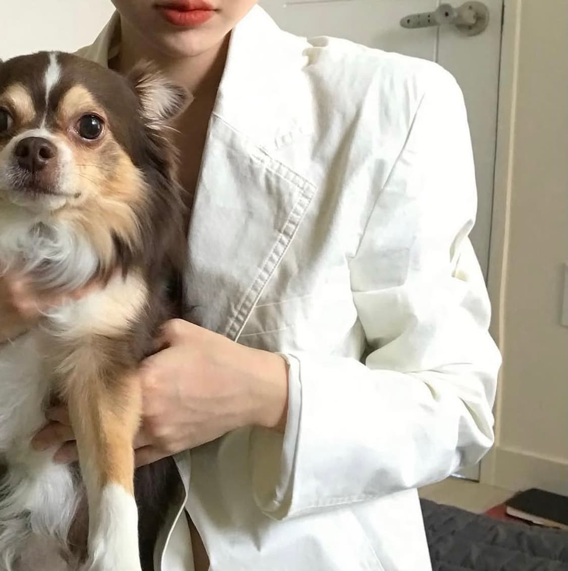 에옹쓰 화이트 자켓 상품이미지2