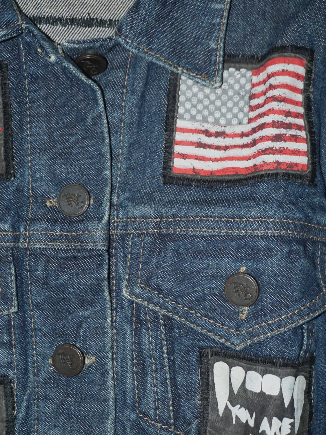 (the people vs) punk rock patch denim  상품이미지3