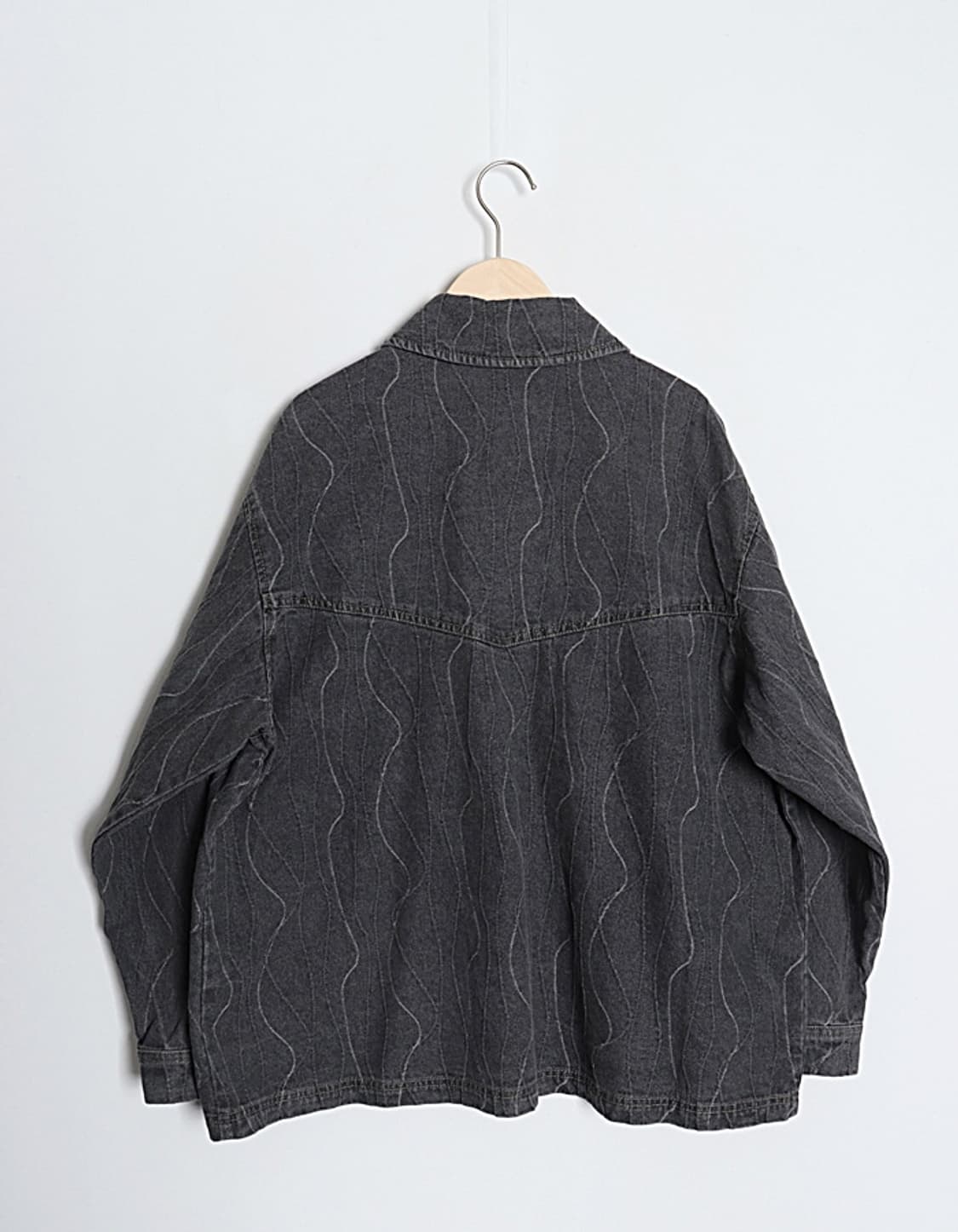 Non WaveLine Denim Shirt Jacket 상품이미지6