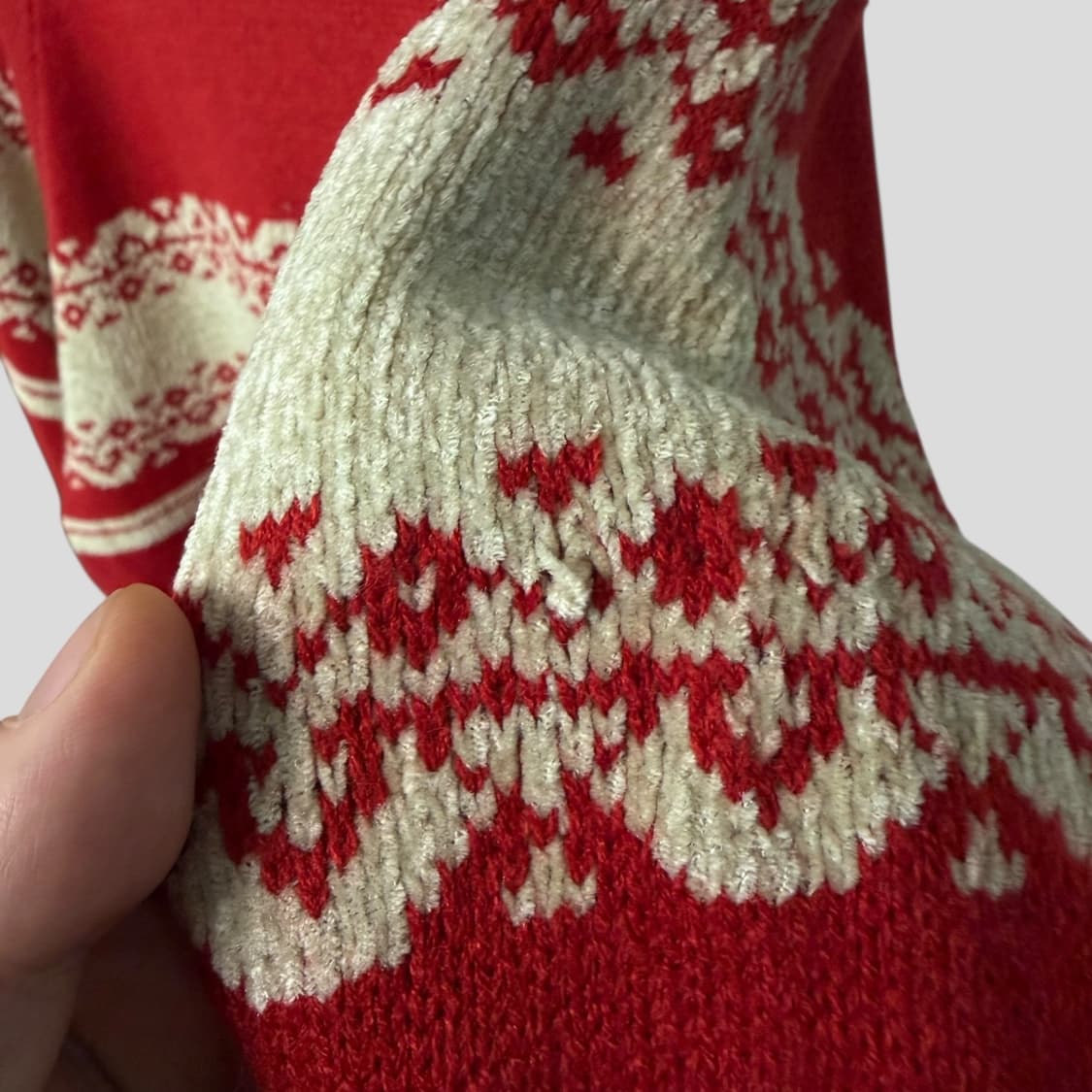 (M)90s Vans 반스 아크릴 니트 스웨터 USA 상품이미지6