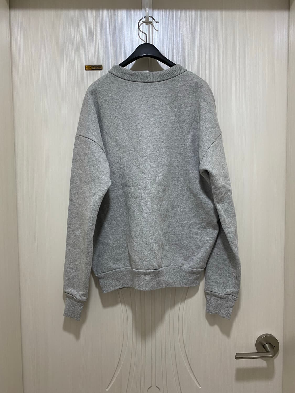 프레임(FRAME) 그레이 리본 맨투맨 S 상품이미지5