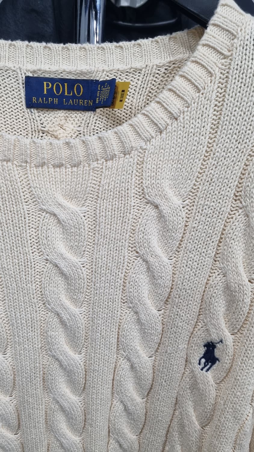 Polo Ralph Lauren )) 남성용 베이지색 니트 105~110 상품이미지2