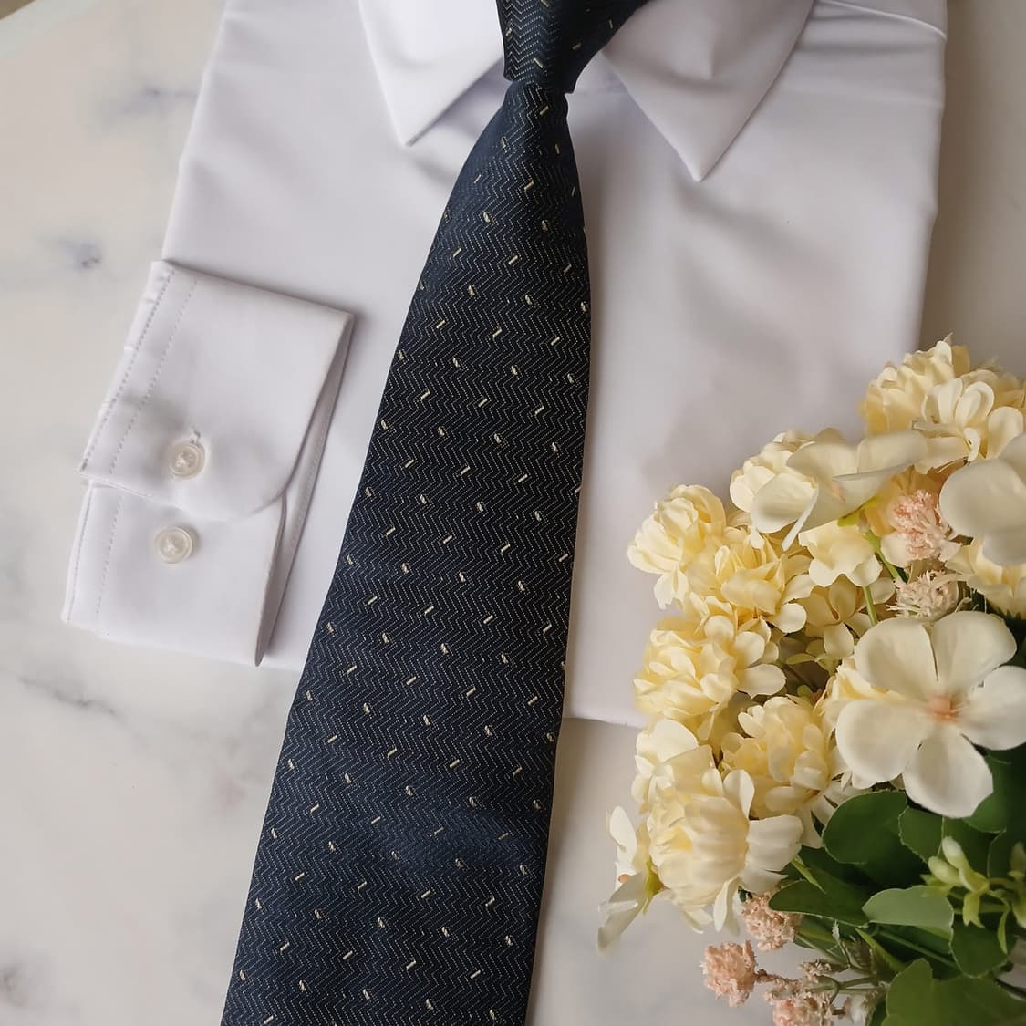 아르마니 꼴레지오니 실크 지그재그 넥타이 10cm A~B등급 A19515 상품이미지5