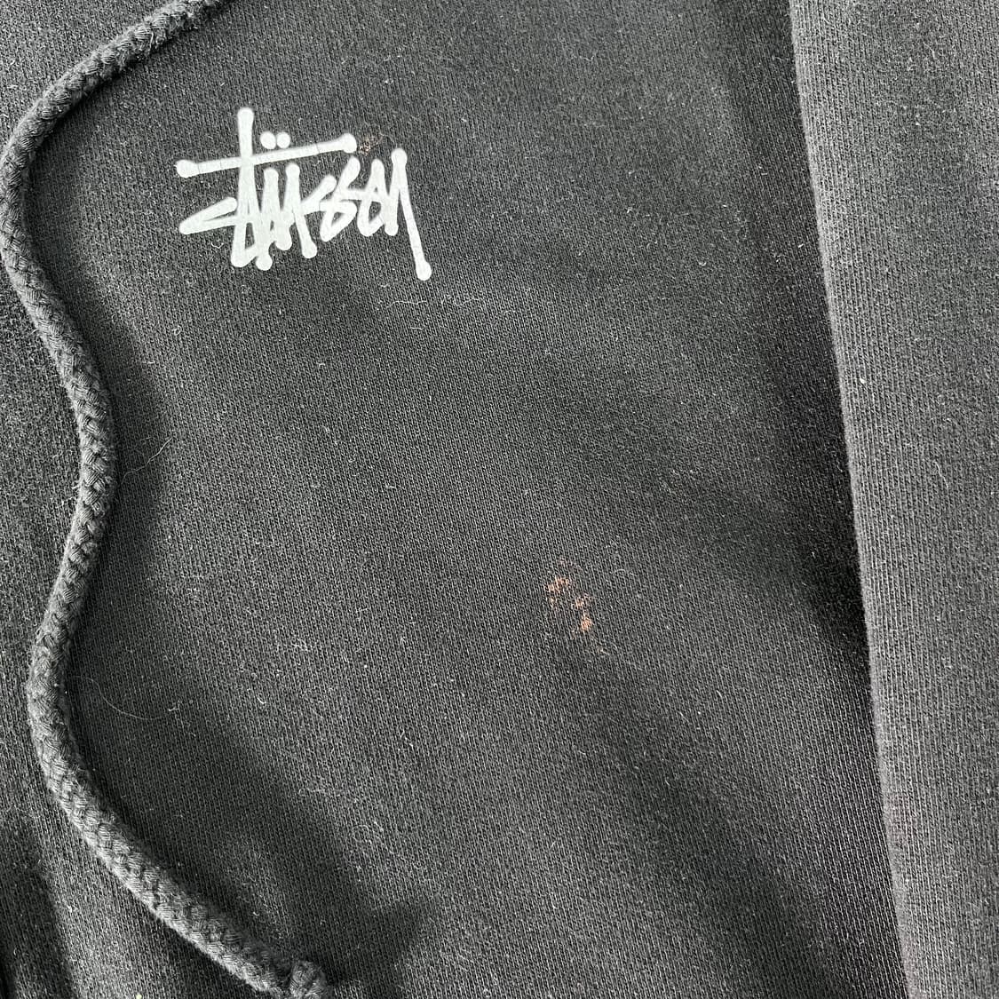 95 스투시 베이직 로고 후드집업 상품이미지6