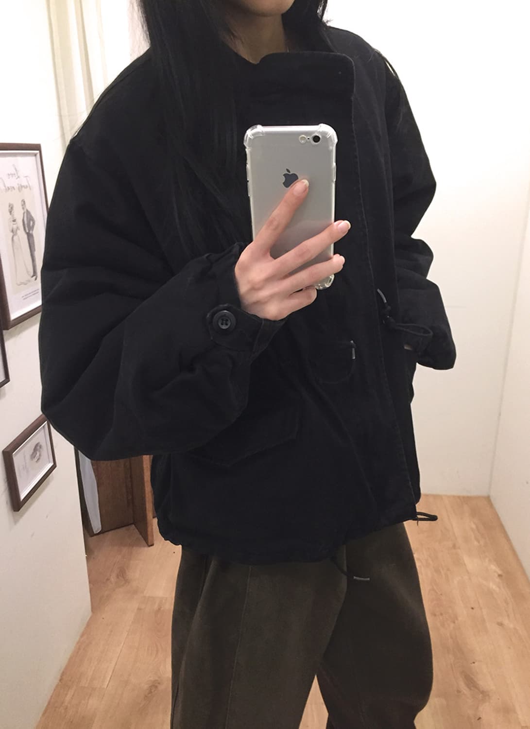 여성 라퍼지스토어 숏야상자켓 100 상품이미지2