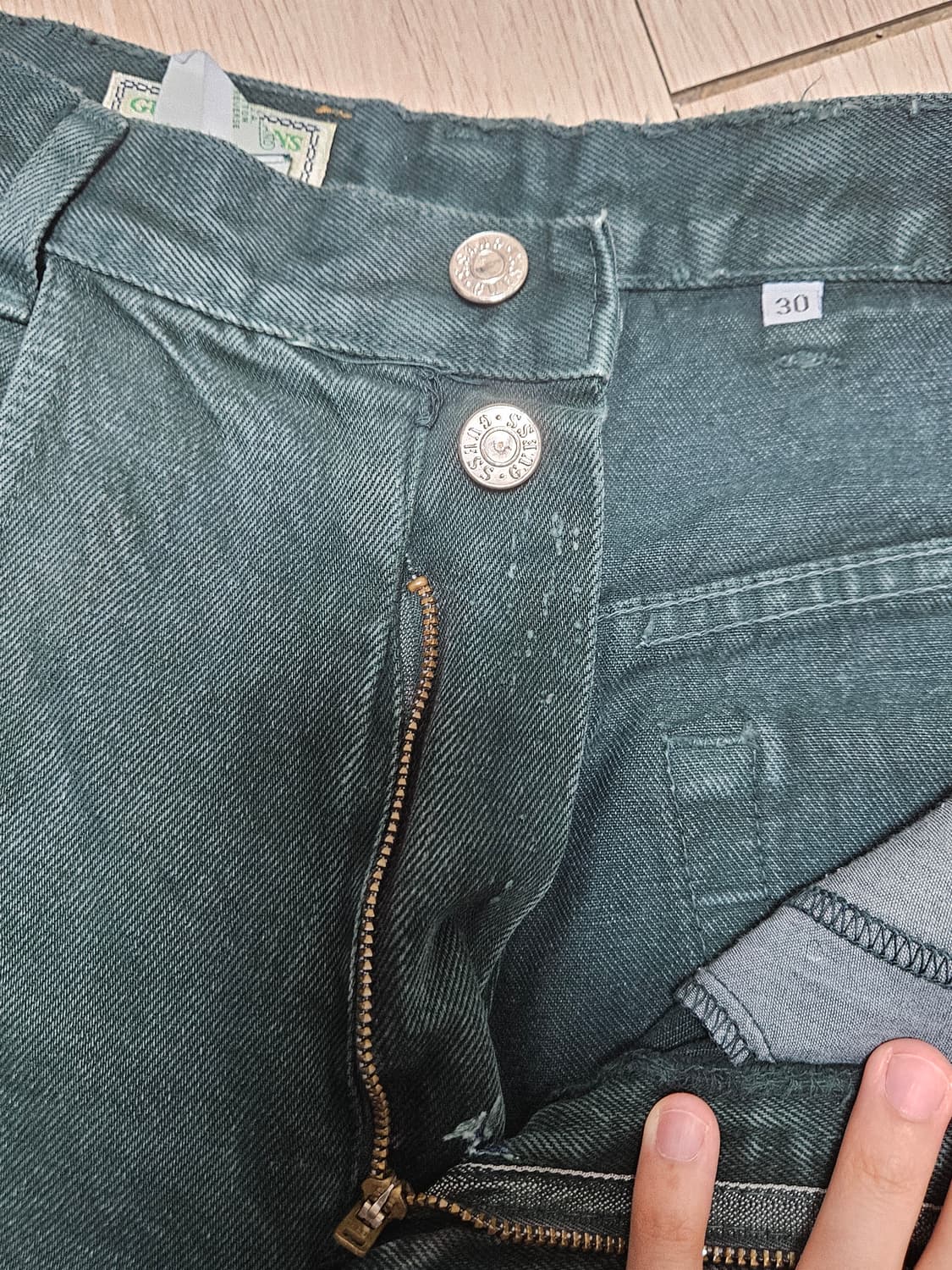 90s guess 컷오프 팬츠 상품이미지6