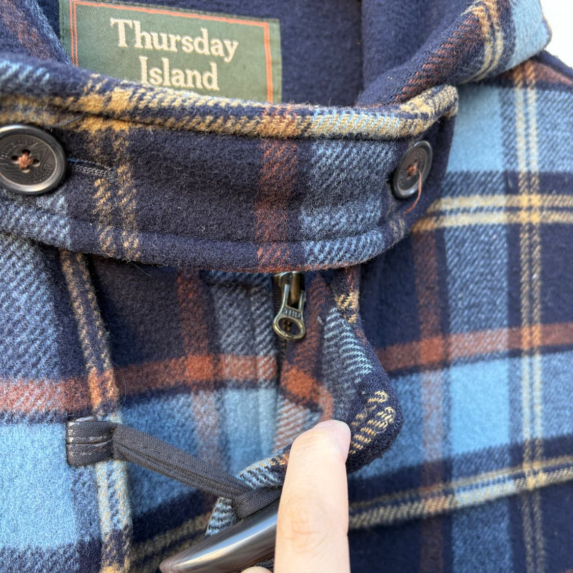 Thursday Island 썰스데이 아일랜드 체크 코트 상품이미지4