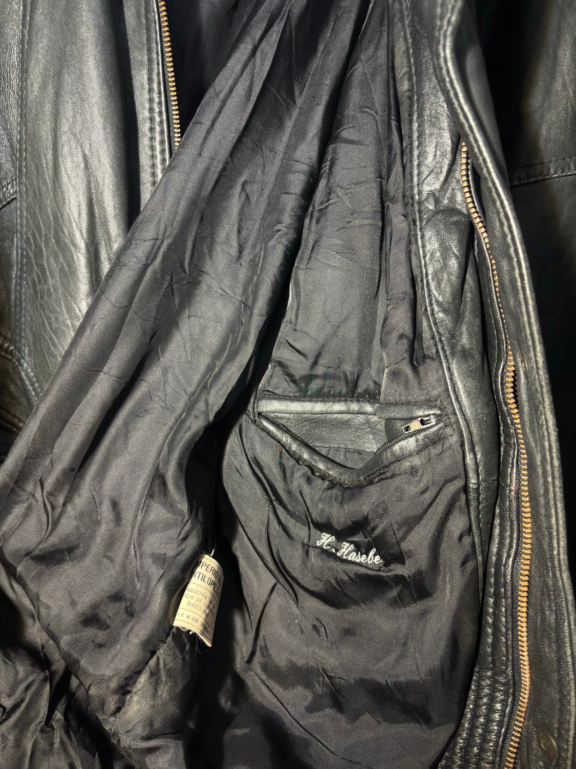 Imperio Del Antilope S.A. 하프 코트 레더 자켓 50 상품이미지7