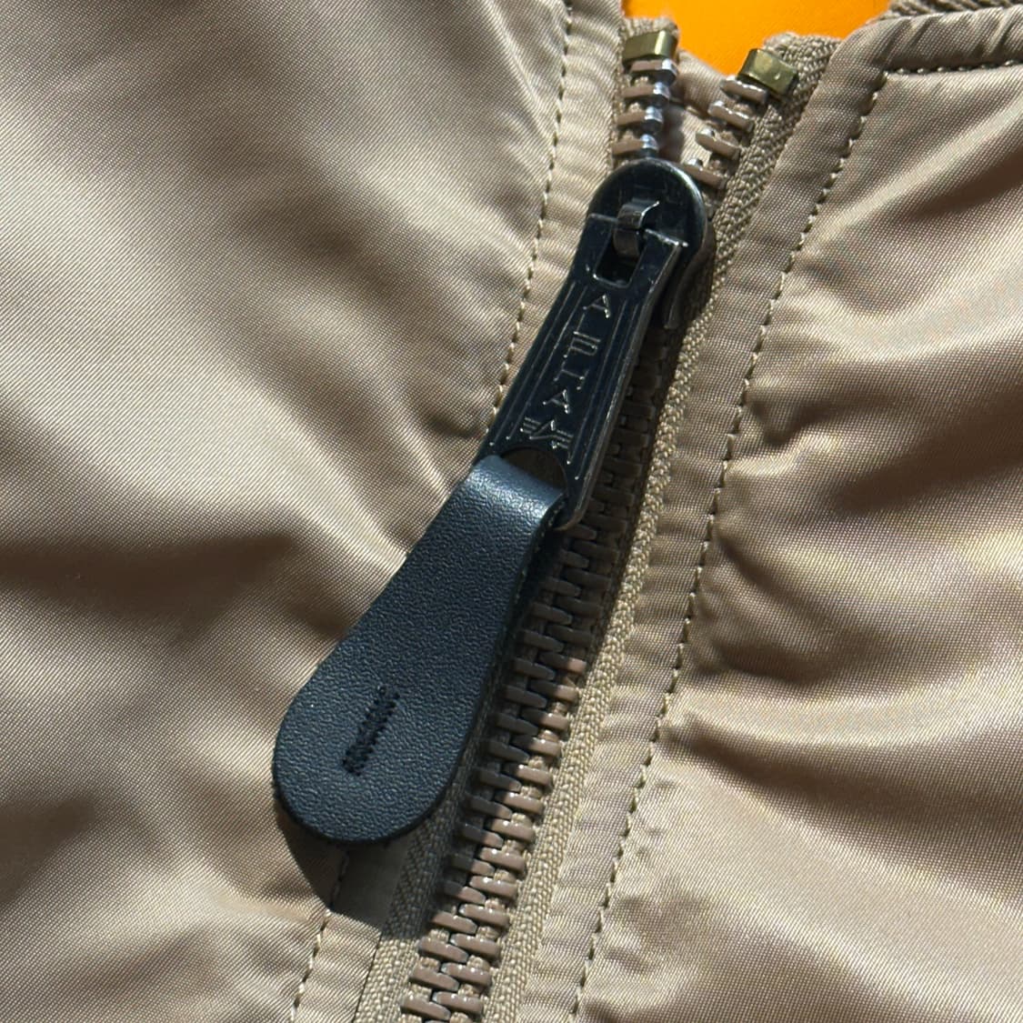 알파인더스트리 ma-1 자켓 베이지 (XS-S) 상품이미지7