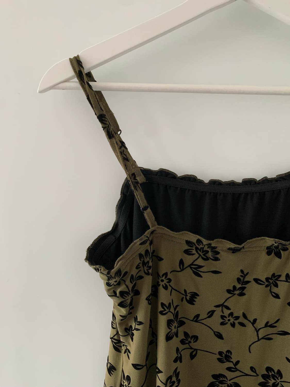 딥그린 플라워 원피스 상품이미지5