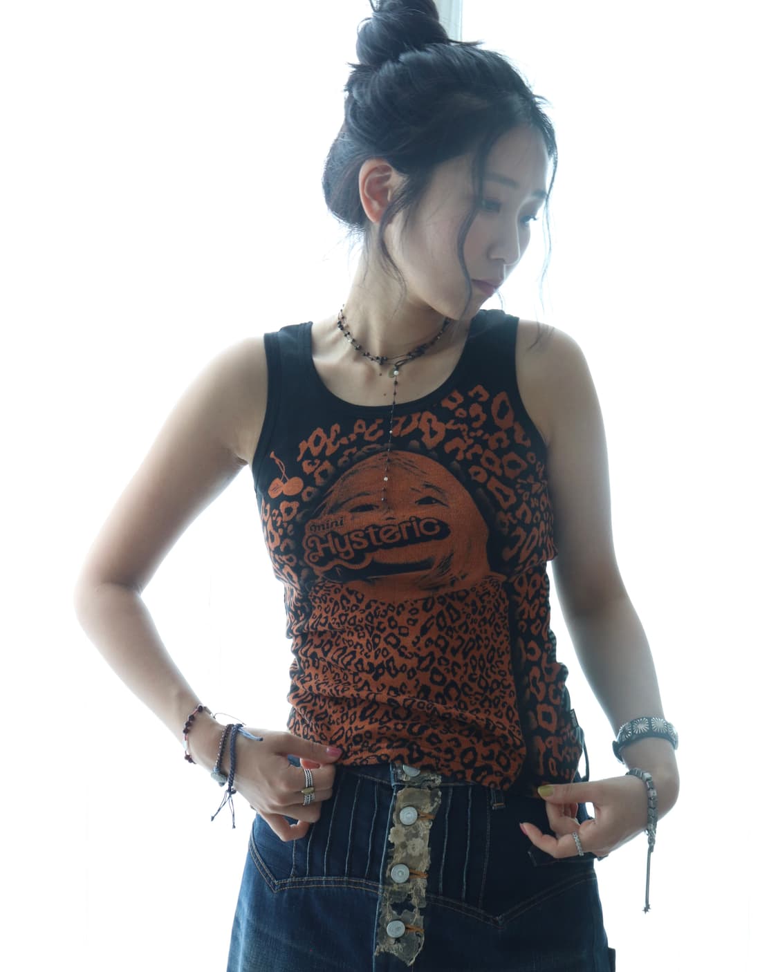 [Hysteric Mini] Orange Leopard Tank Top 상품이미지4