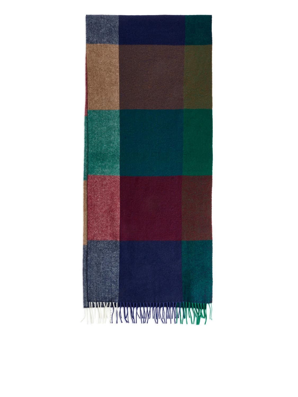 아르켓 깅엄 울 스카프 상품이미지1