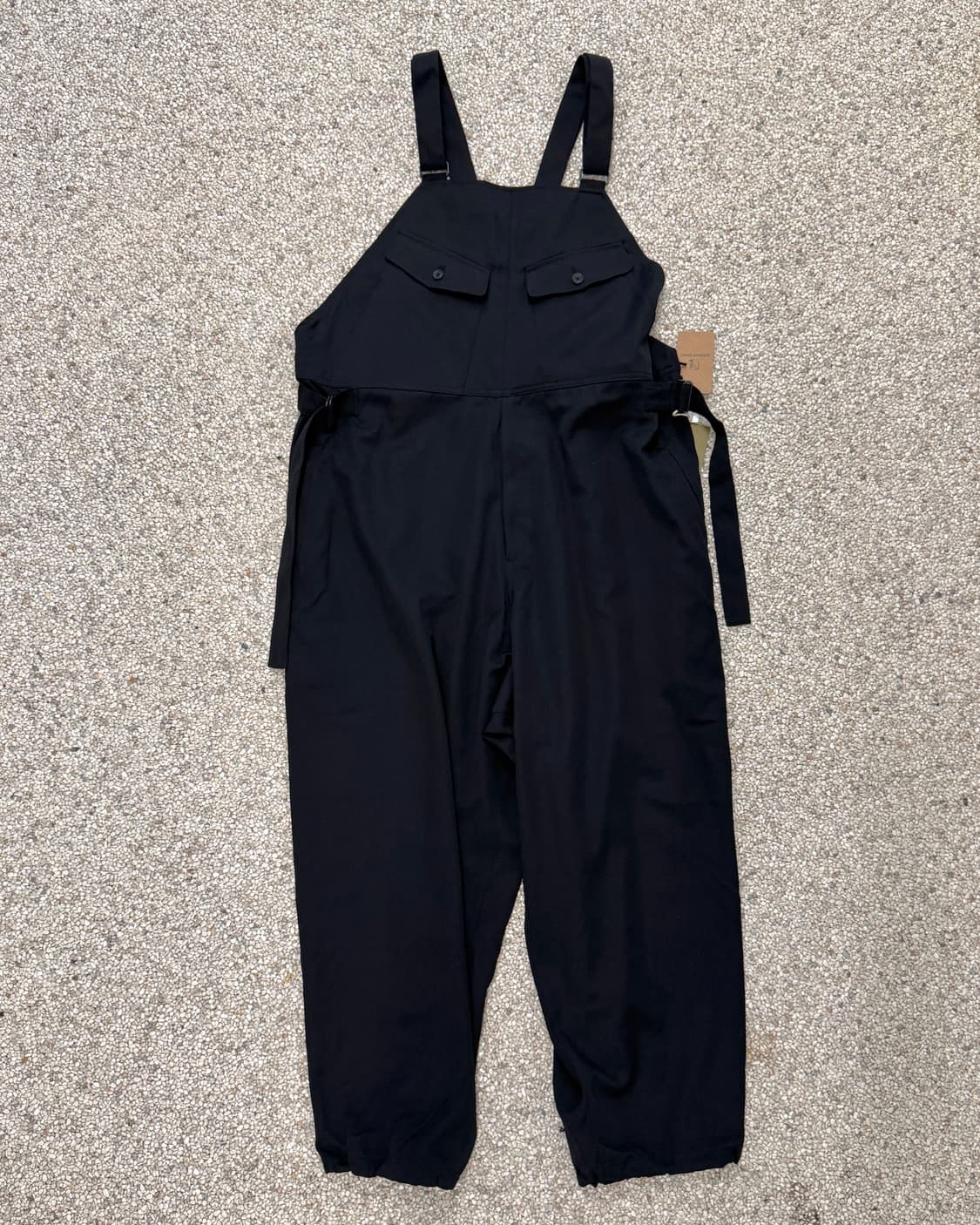 요지 야마모토 뿌르 옴므 20시즌 컬렉션 서스펜더 오버롤 팬츠 상품이미지2