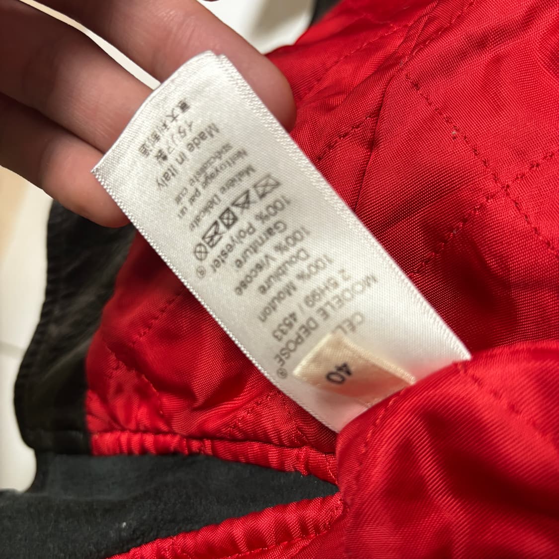 셀린느 피비파일로 레더 바이커자켓 상품이미지5