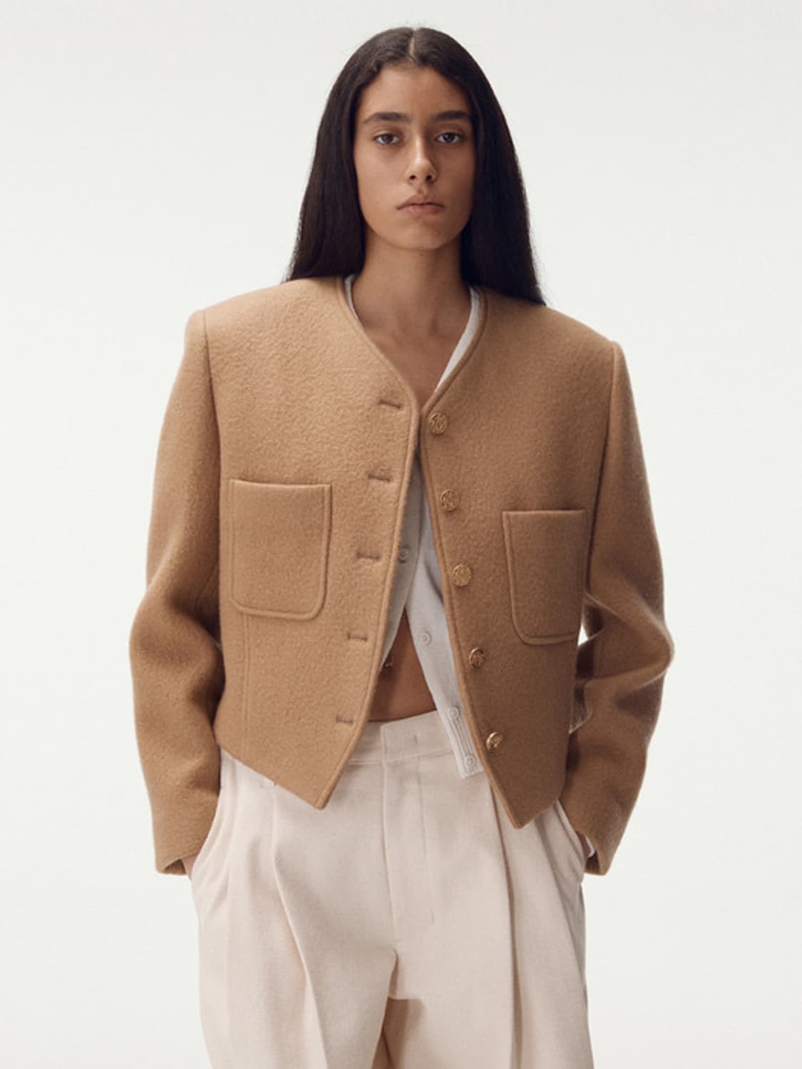 메종마레 울 싱글 자켓 상품이미지1