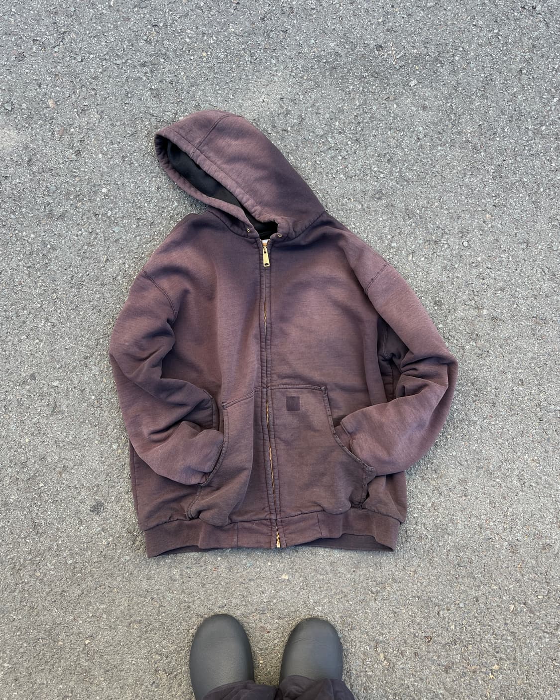 [XL] 00s 칼하트 J149 후드 집업 (칸예 웨스트) 상품이미지1