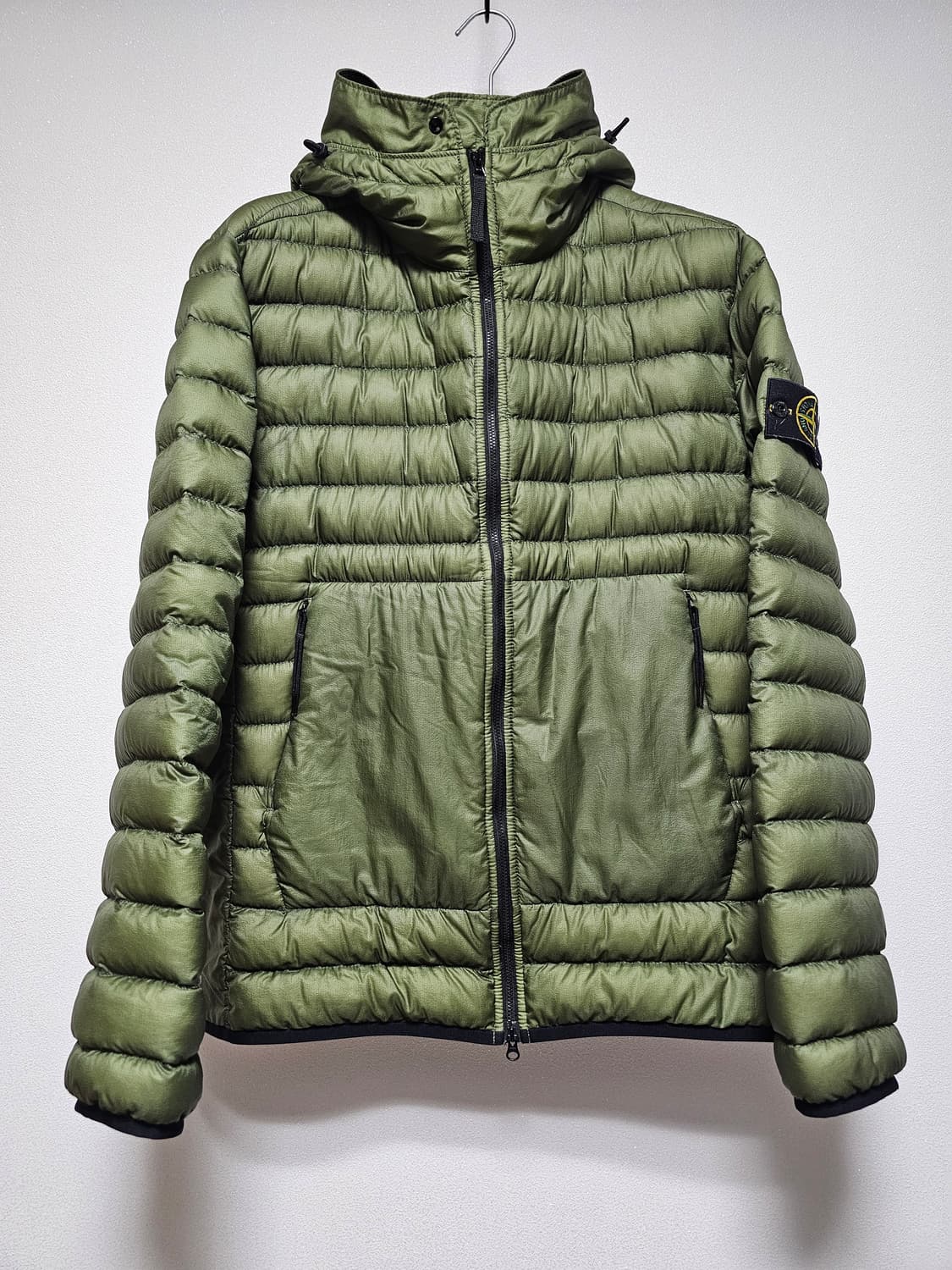 스톤아일랜드 바이오 립스탁 나일론 후드 경량 패딩 상품이미지1