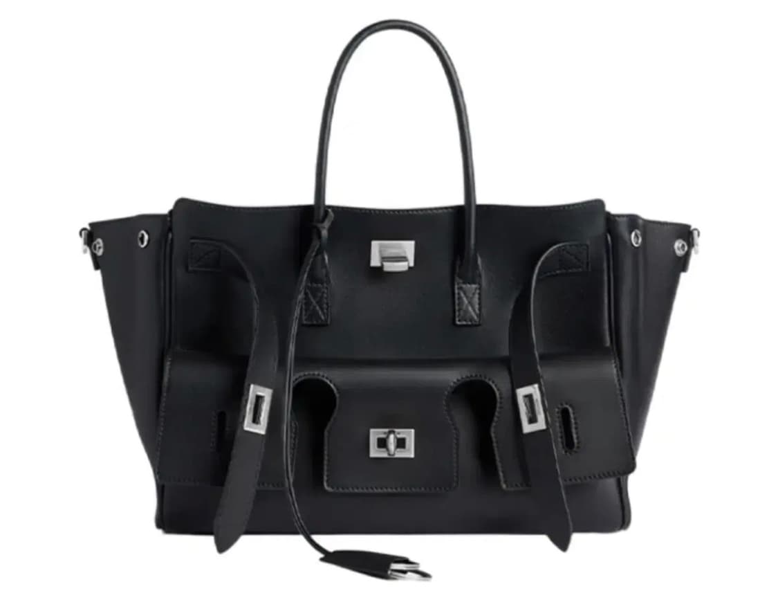 (새상품) 발렌시아가 벨 에어 캐리 올 백 스몰 블랙 상품이미지1