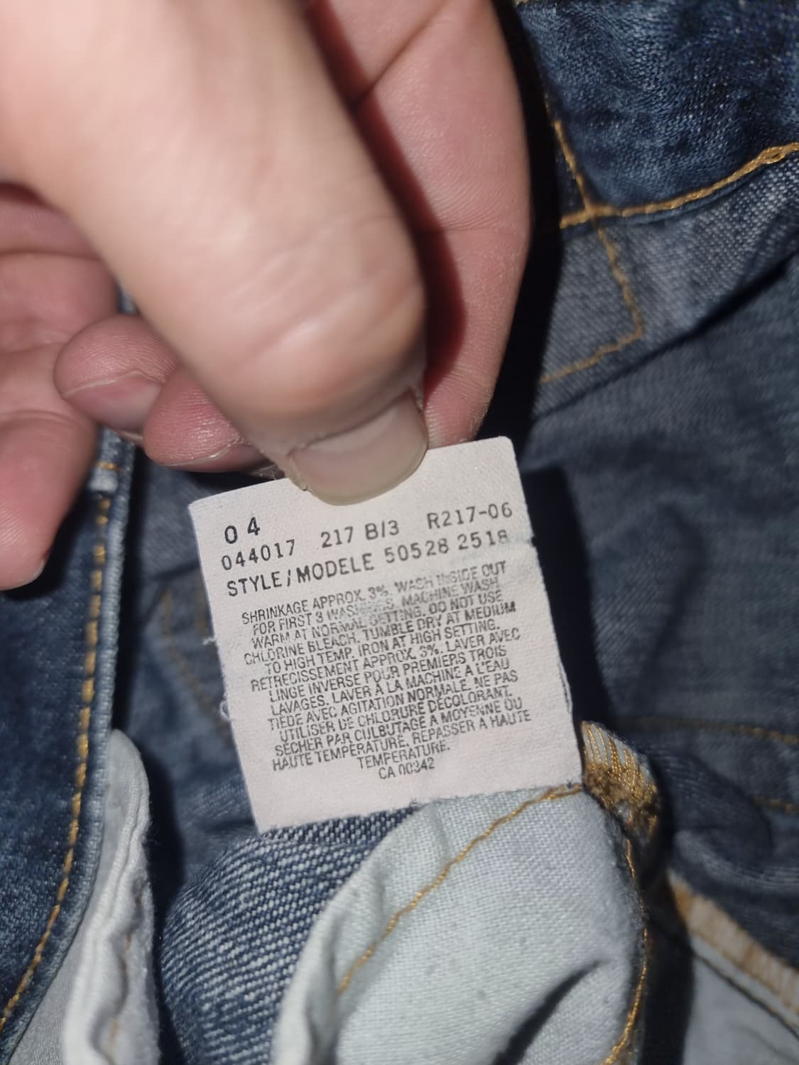 캐나다 메이드80~90년대 리바이스 528 빈티지 청바지(34) 상품이미지10