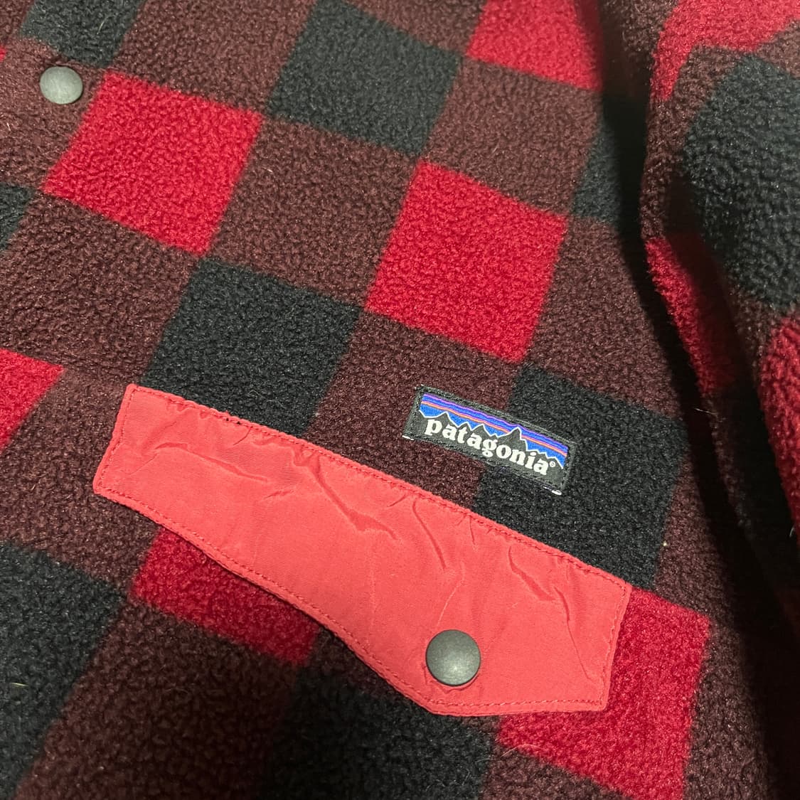 파타고니아 버팔로 체크 신칠라 스냅티 M 상품이미지5