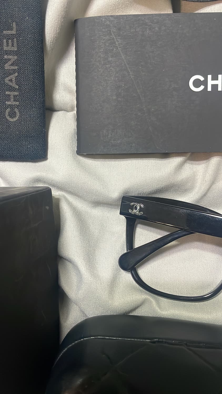 샤넬 로고 뿔테 안경 상품이미지2