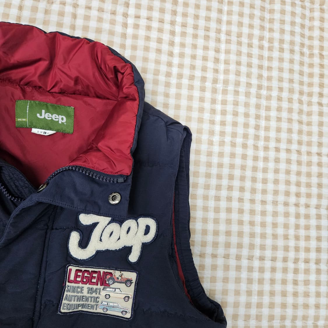 지프 오리털 패딩 베스트 조끼 남자100 상품이미지3