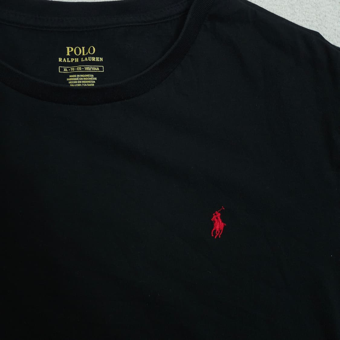 폴로 랄프 로렌 반팔티 XL 블랙 상품이미지2