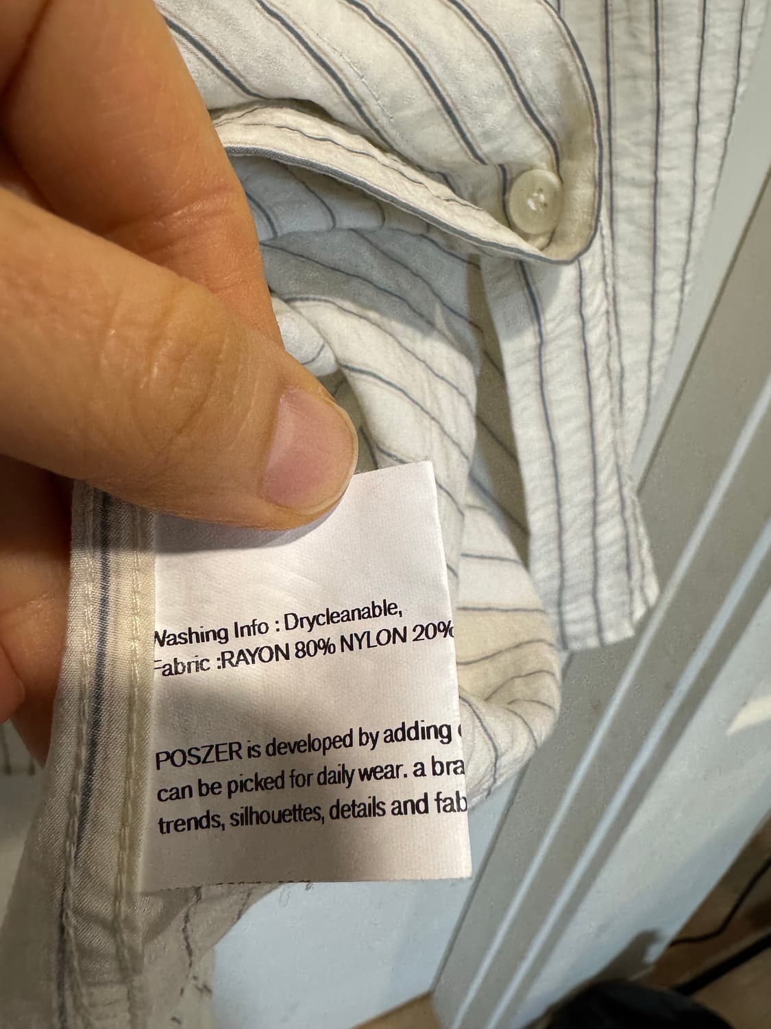 poszer 포저 스트라이프 셔츠 상품이미지8