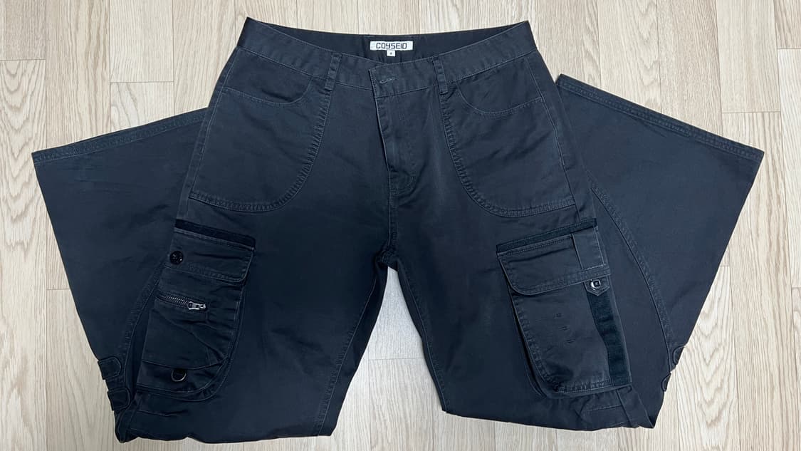 코이세이오 빅포켓 카고 팬츠 차콜 2사이즈 상품이미지3