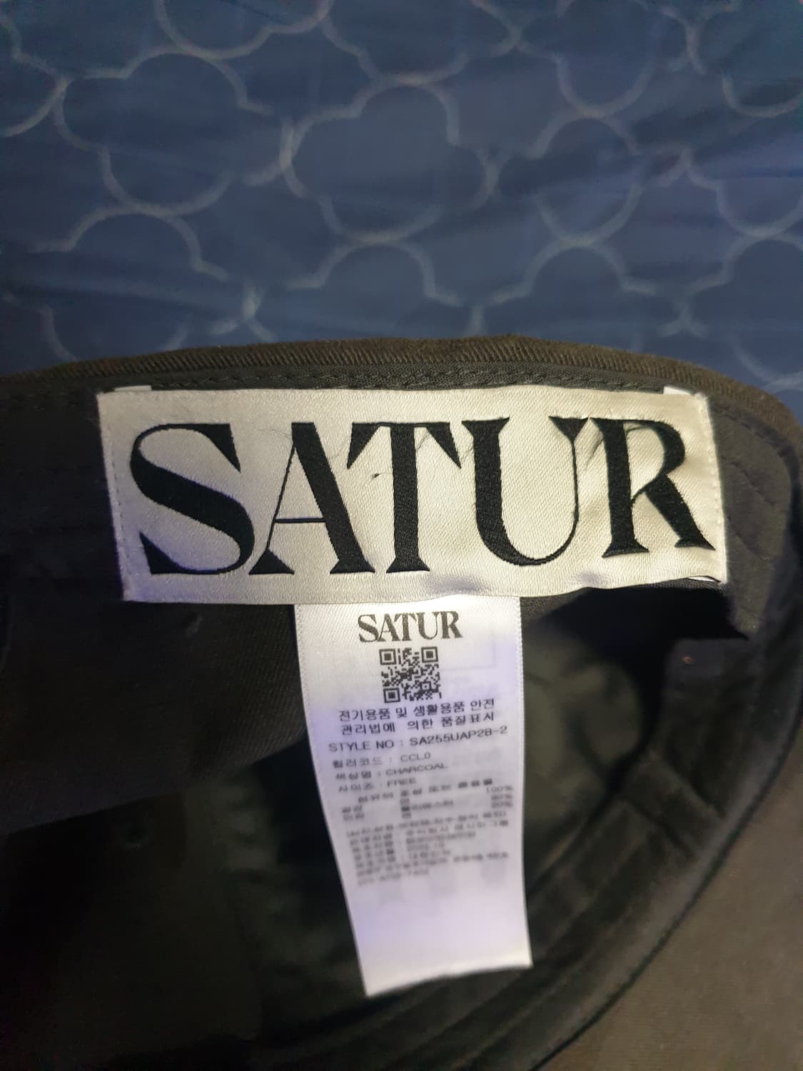 (25s) 세터 빈티지 캐쥬얼 볼캡 차콜 상품이미지4