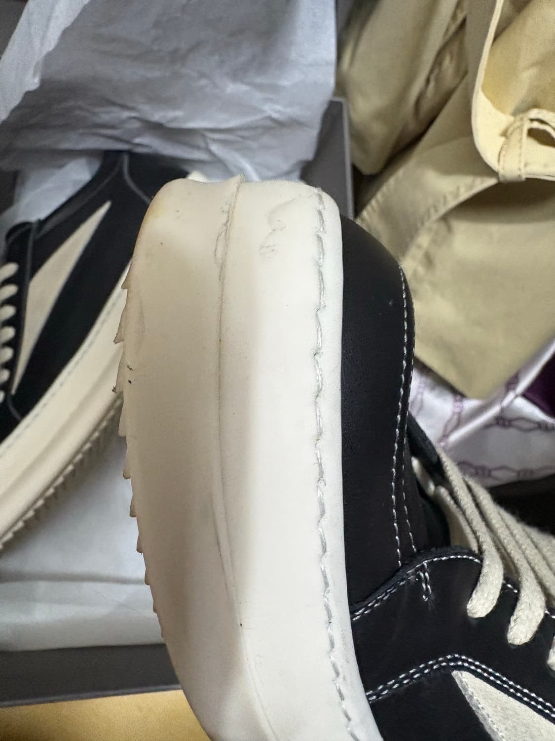 릭오웬스 룩소르 빈티지 로우 릭반스 44 상품이미지8