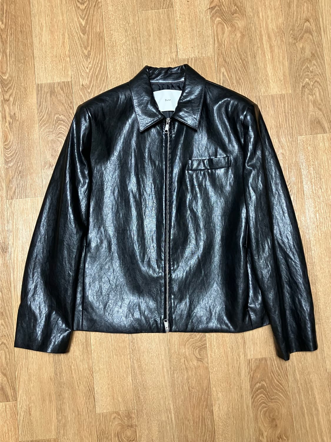 던스트 유니섹스 레더 자켓 블랙 상품이미지1