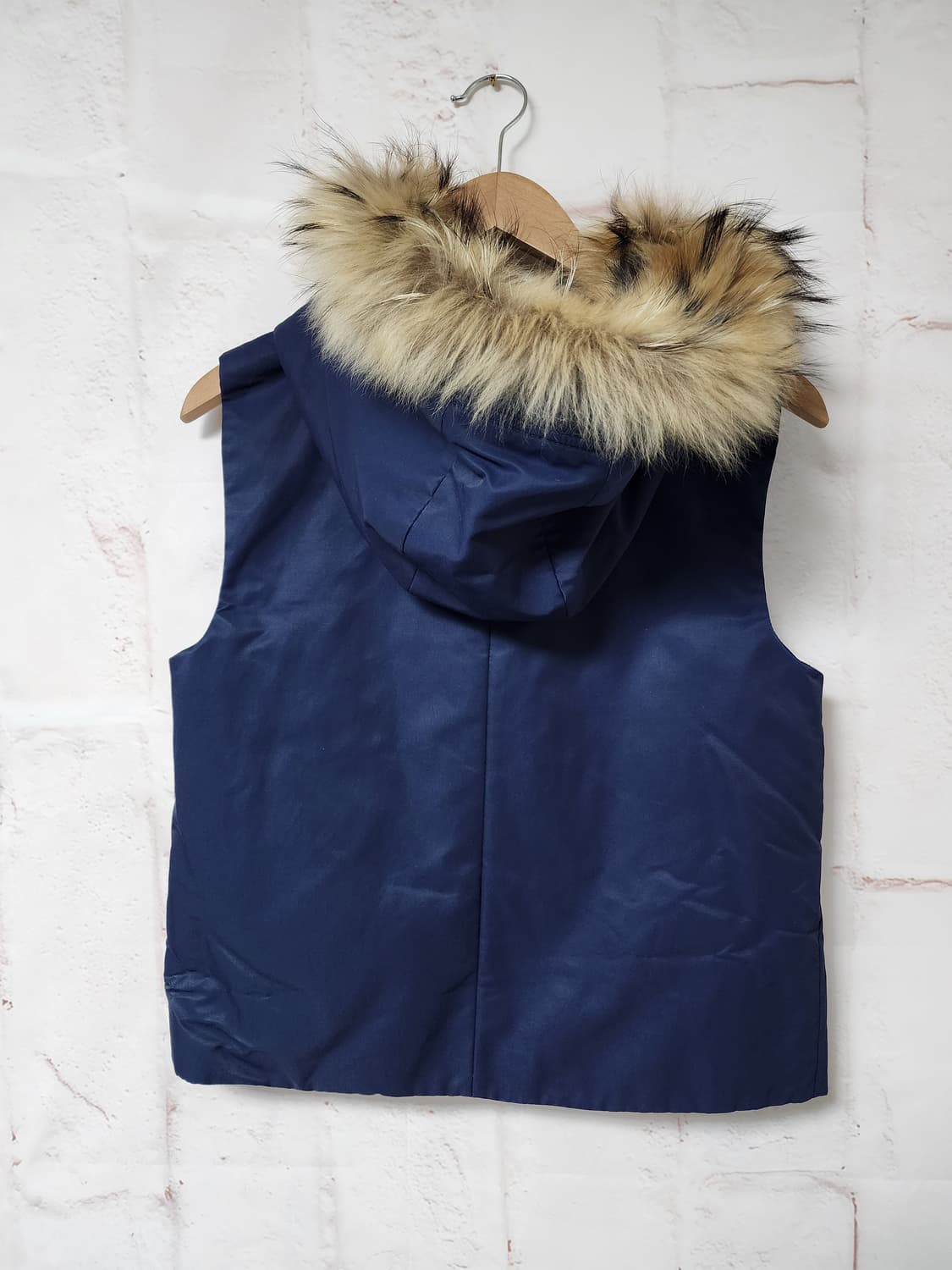 띠어리 네이비 후드 퍼 베스트 조끼 상품이미지5