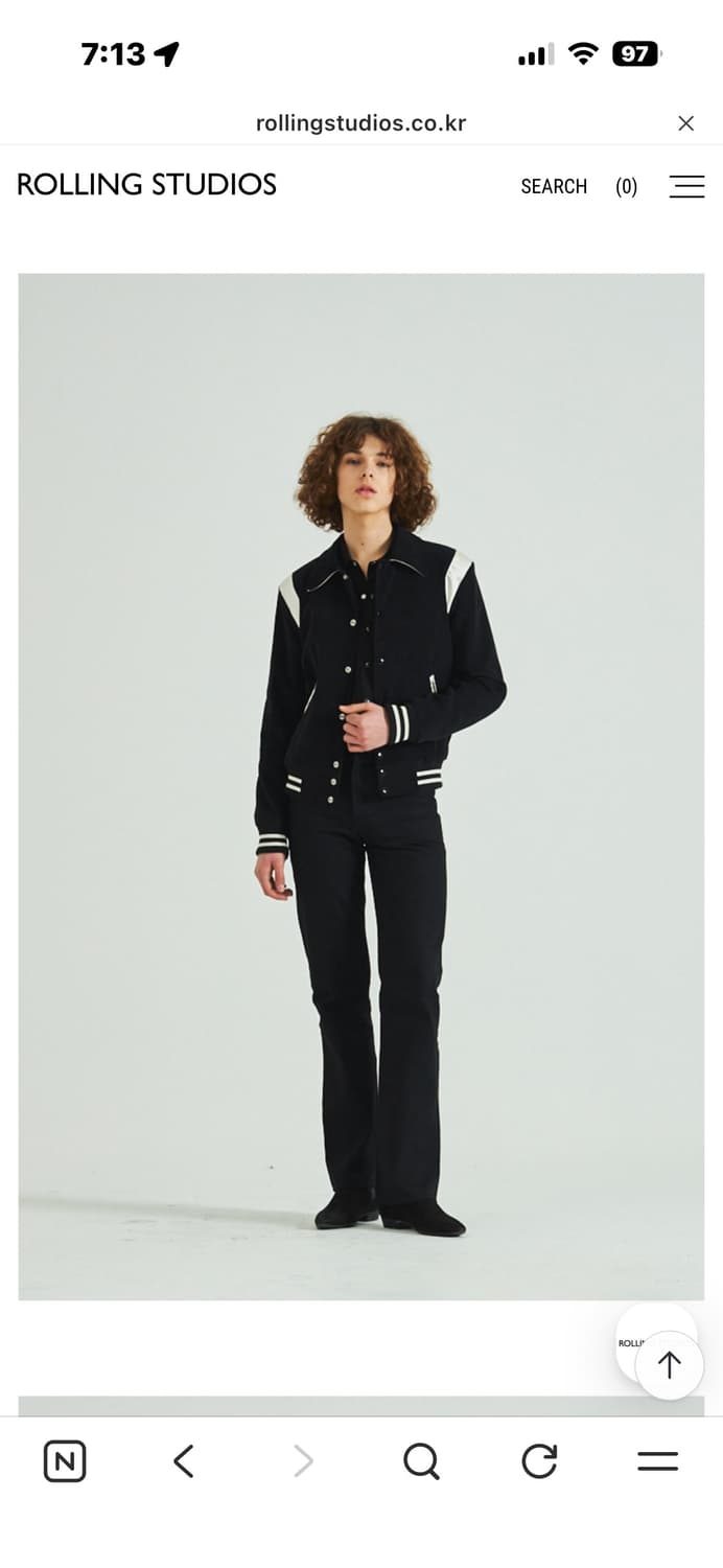 롤링스튜디오 바시티 자켓 남녀공용 L 상품이미지2