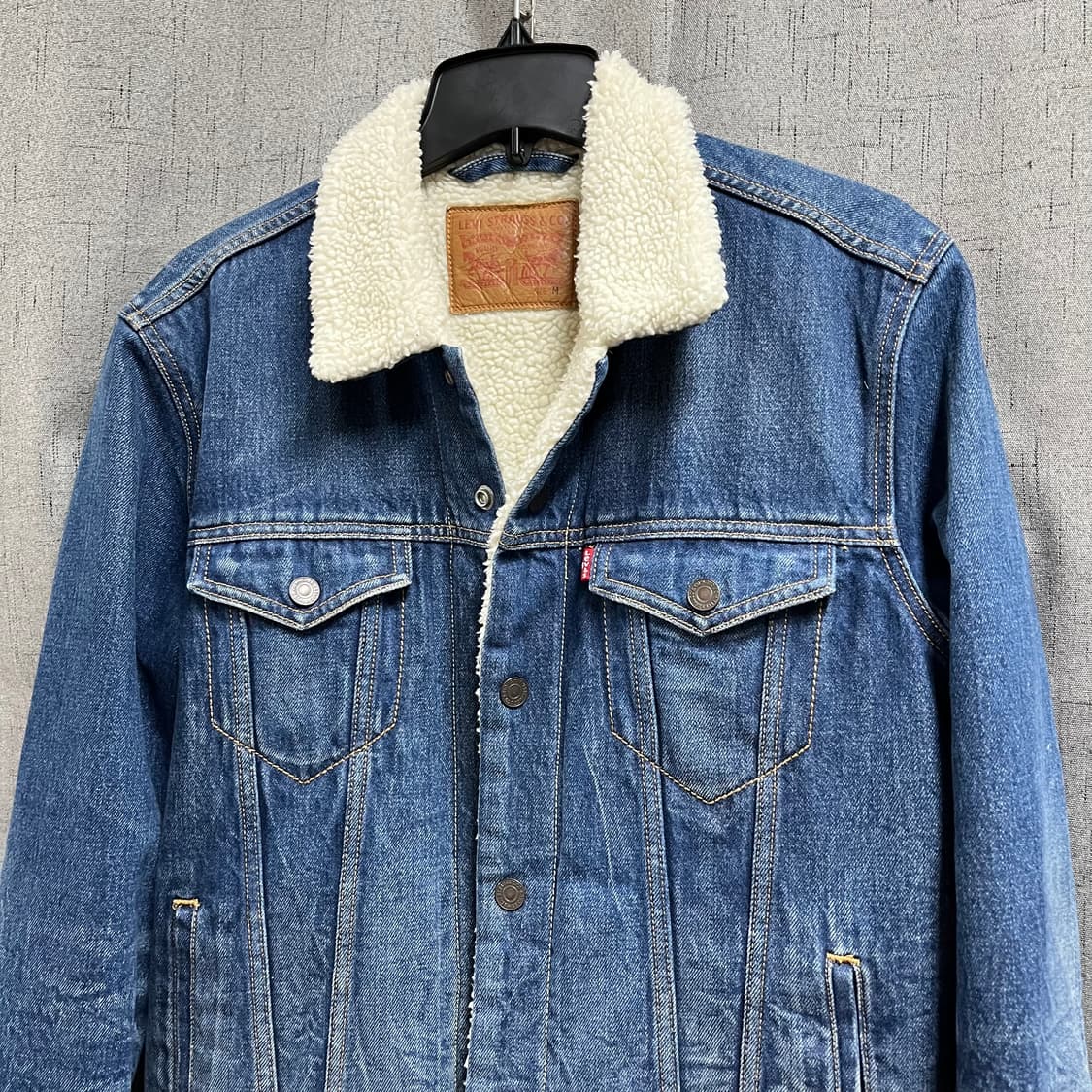 [M] 리바이스 쉐르파 양털 데님 청자켓 상품이미지3