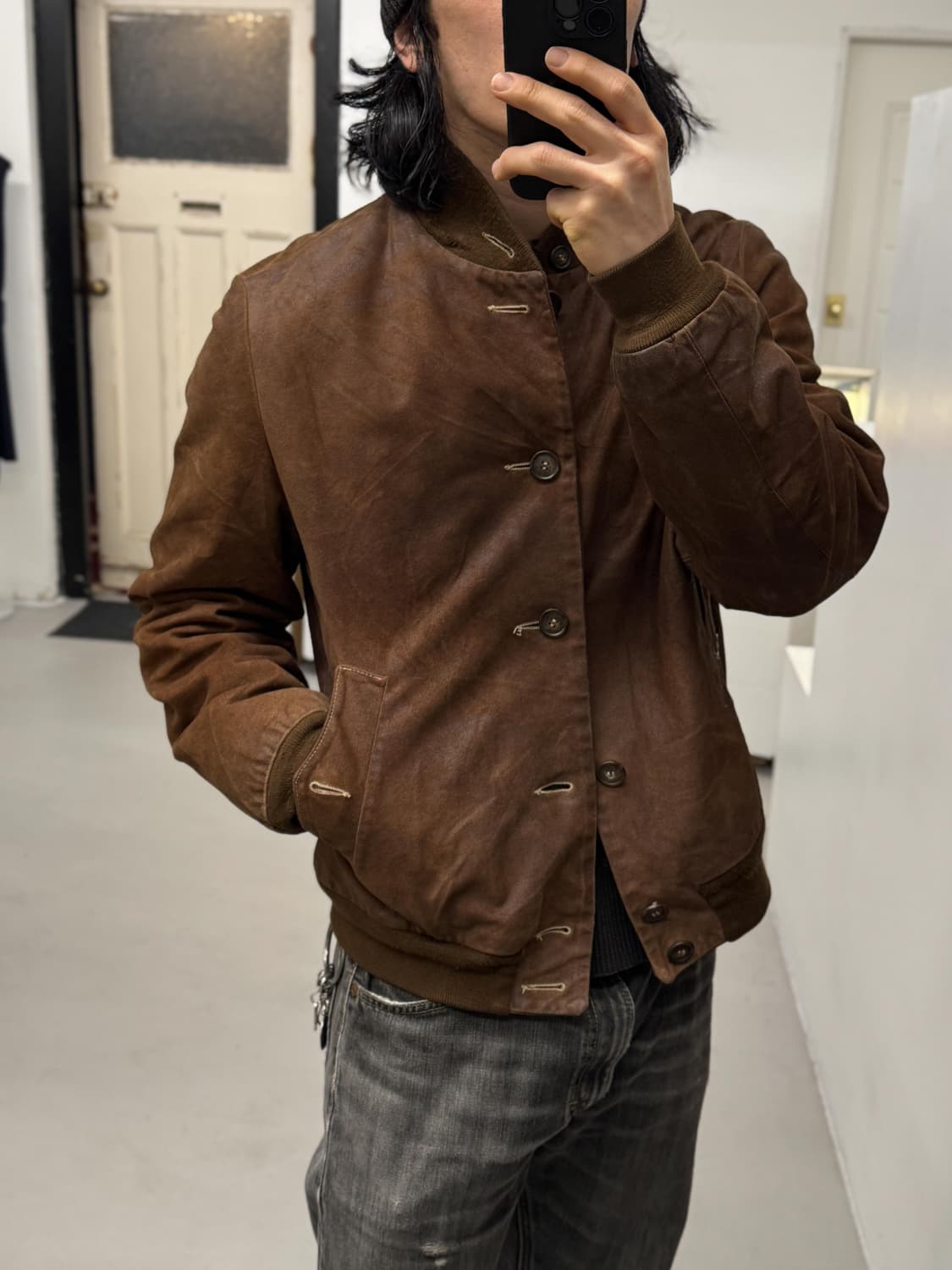 Montepo 레더 자켓 상품이미지7