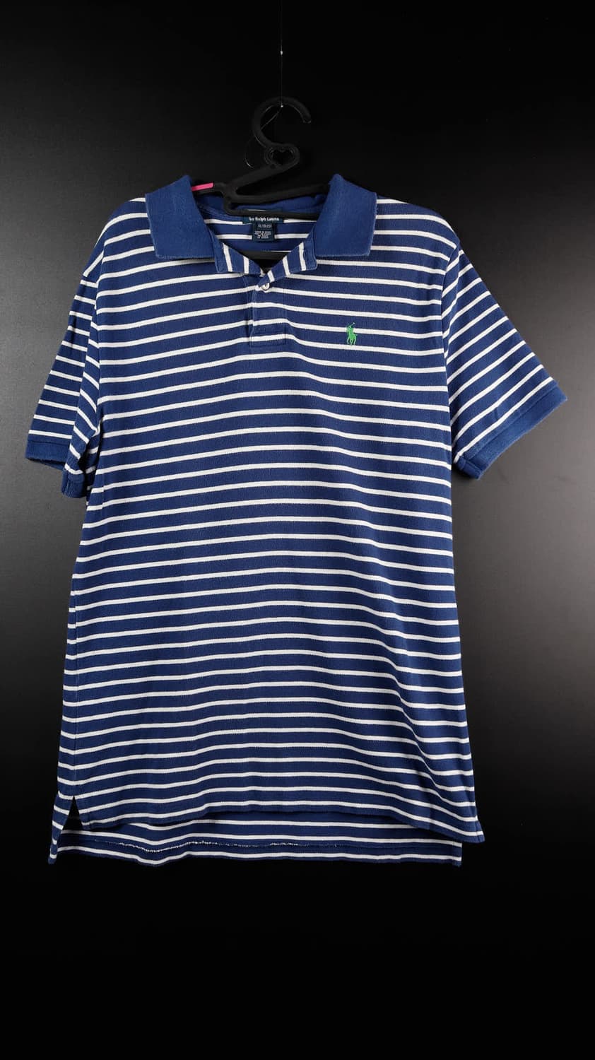 폴로 파랑 스트라이프 카라티 상품이미지1