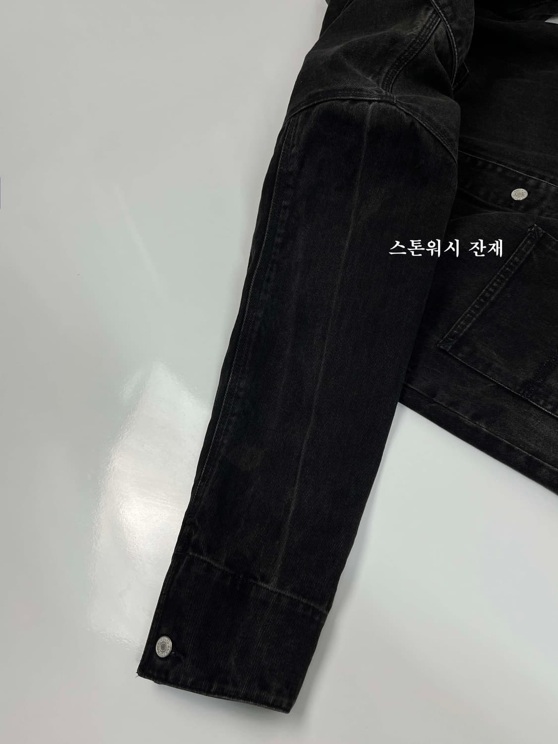 90's 폴로 랄프로렌 스톤 블랙 워시 헌팅 데님 초어 자켓 상품이미지8