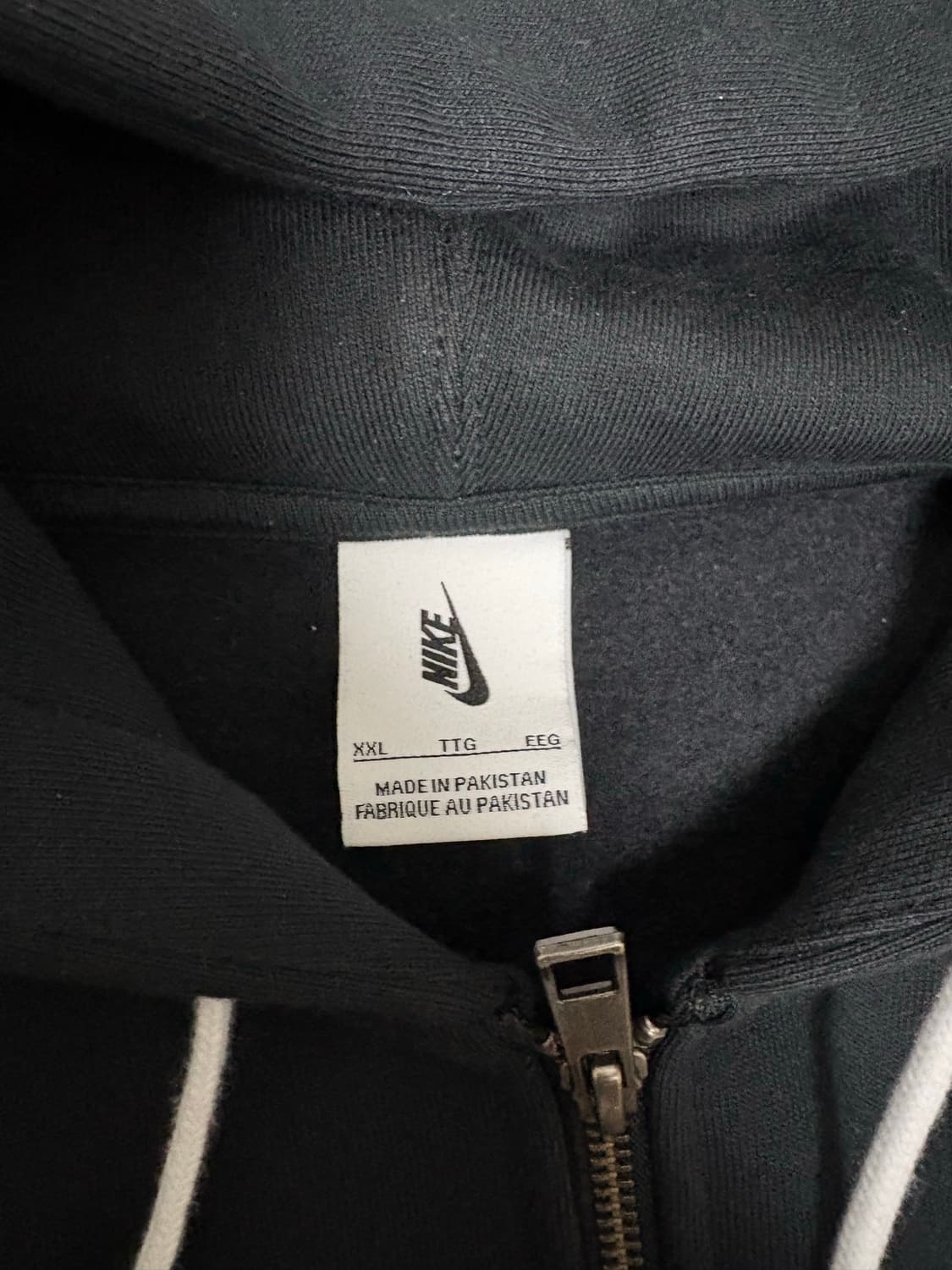 나이키 NRG 솔로 스우시 풀 집업 후드 블랙 - 아시아 XXL사이즈 상품이미지2