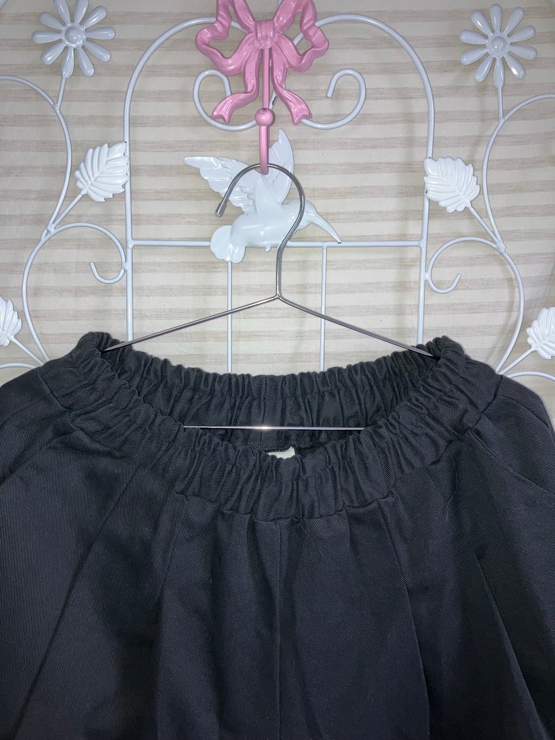 빈티지 블랙 버뮤다 팬츠 y2k 스트릿 갸루 펑키474   상품이미지3