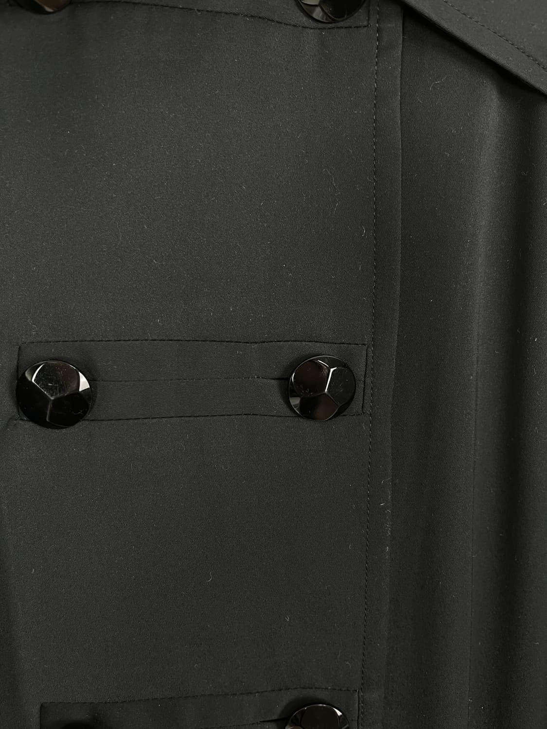 AKI 폴리 원단 롱 코트 상품이미지5