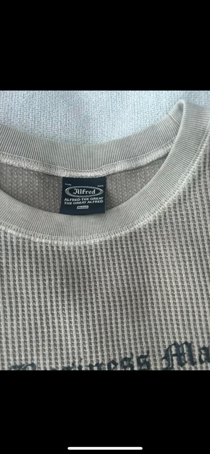 Alfred 알프레드 와플 롱 슬리브리스 카키 M 헤리티지플로스 상품이미지3