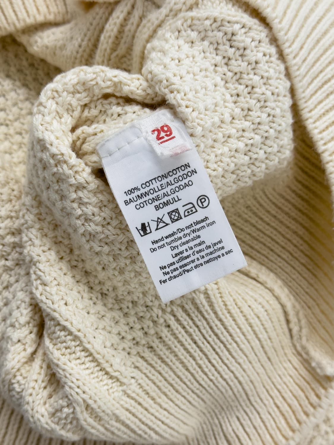 90s 버버리 영국제 코튼 니트 상품이미지6