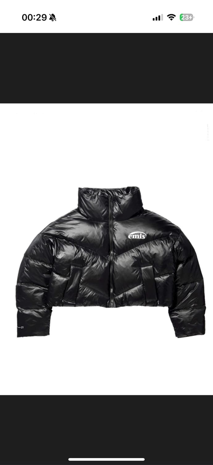 Emis 덕다운 크롭패딩 S 상품이미지1