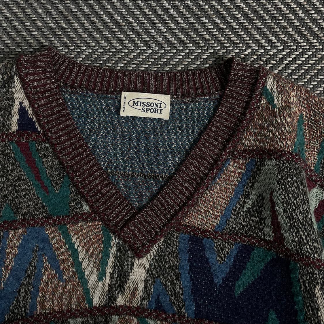 미쏘니 아카이브 패턴 디테일 스웨터y 2909 상품이미지5
