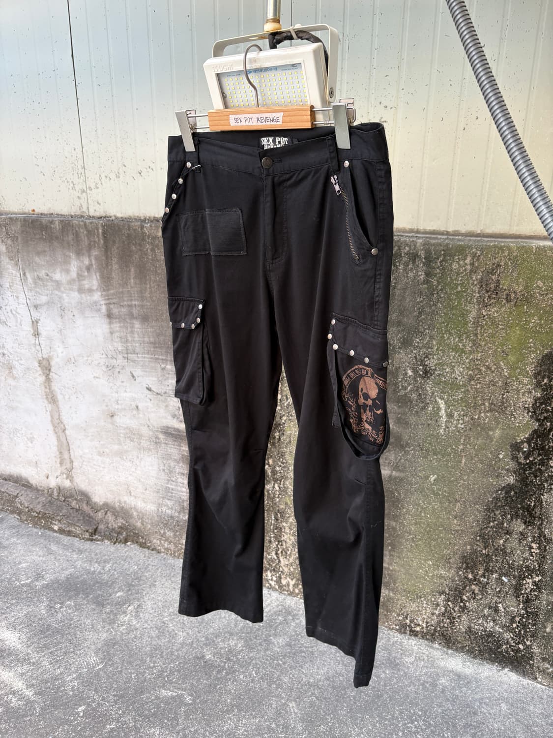 섹스팟리벤지 본디지 카고 팬츠 상품이미지3